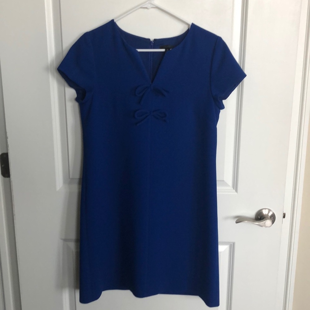 J. Crew shift dress with bow detail